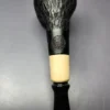 MBSD Briars by Piero Vitale Black Rusticated Billiard w/ Boxwood Briar Pipe, New - Image 11