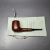 MBSD Briars by Piero Vitale Sienna Contrast Smooth Billiard w/ Zebrawood Briar Pipe, New - Image 10
