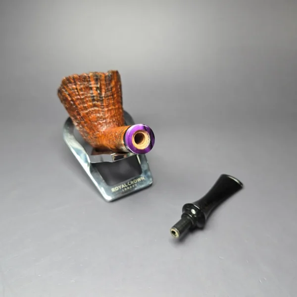 Papa Bear's Pipes by Tim Beaumont Sandblasted Dublin Handmade Briar Pipe, New - Image 11