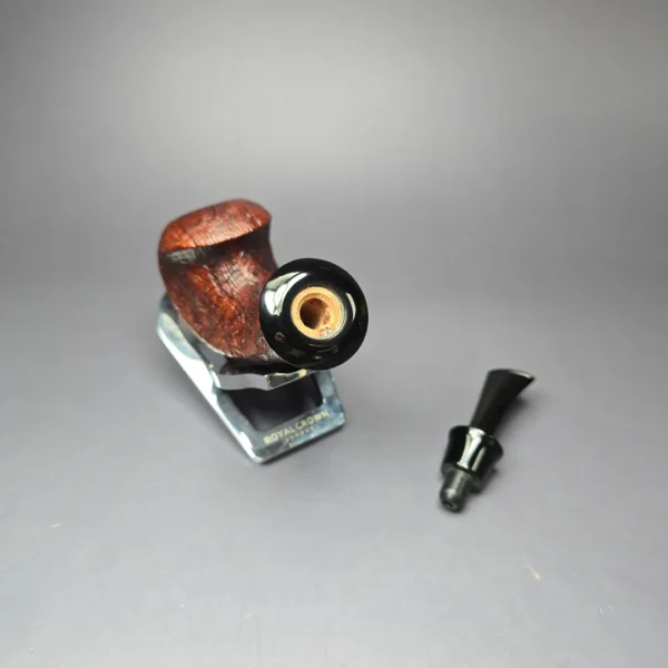 Papa Bear's Pipes by Tim Beaumont Sandblasted Wave Handmade Briar Pipe, New - Image 11