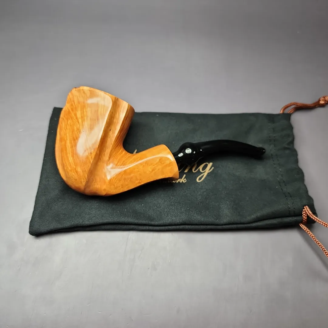 Nording Virgin Grain 2 Smooth Freehand Estate Briar Pipe, Unsmoked - Image 12