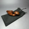 HS Studio XL Smooth Asymmetric Freehand Estate Briar Pipe, Unsmoked - Image 12