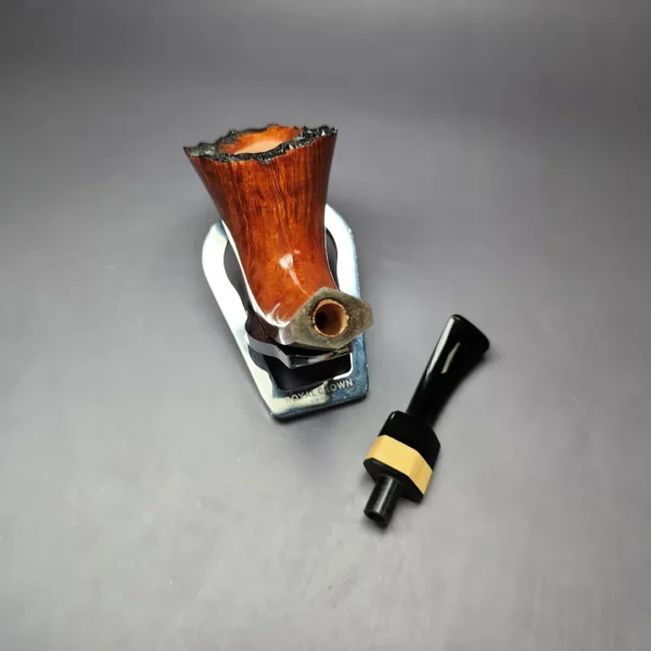HS Studio Wide Shank Dublin w/ Boxwood Estate Briar Pipe, Unsmoked - Image 12