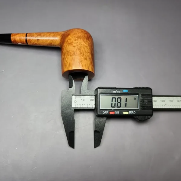 Castello "Castello" 4K Smooth Billiard w/ Briar Accent Estate Briar Pipe, Italian Estates - Image 12