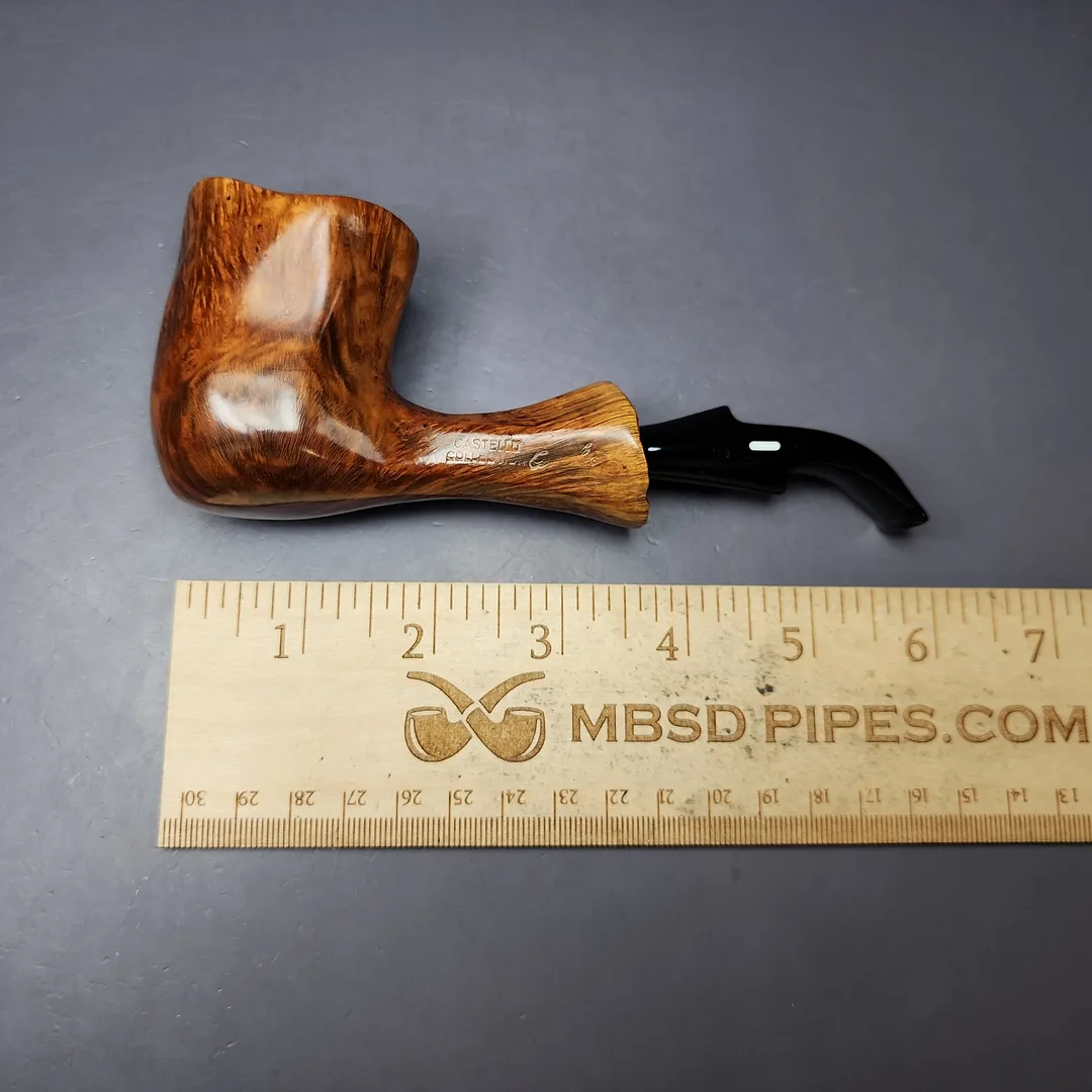 Castello Collection Smooth Freehand Estate Briar Pipe, Italian Estates - Image 12