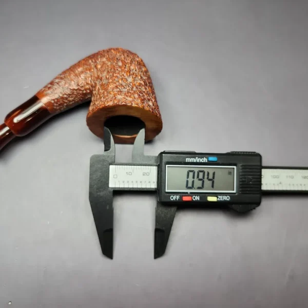 Castello Sea Rock S 49 Rusticated Calabash Estate Briar Pipe, Italian Estates - Image 12
