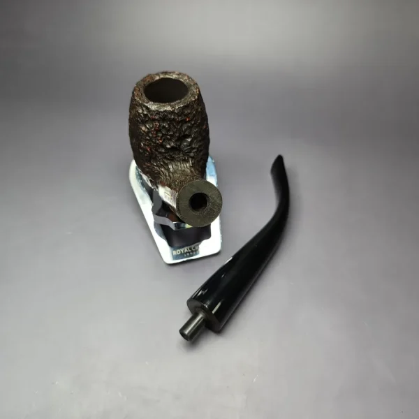 James Upshall Empire Acclaim Magnum Rusticated "LC" Estate Briar Pipe, Unsmoked - Image 12