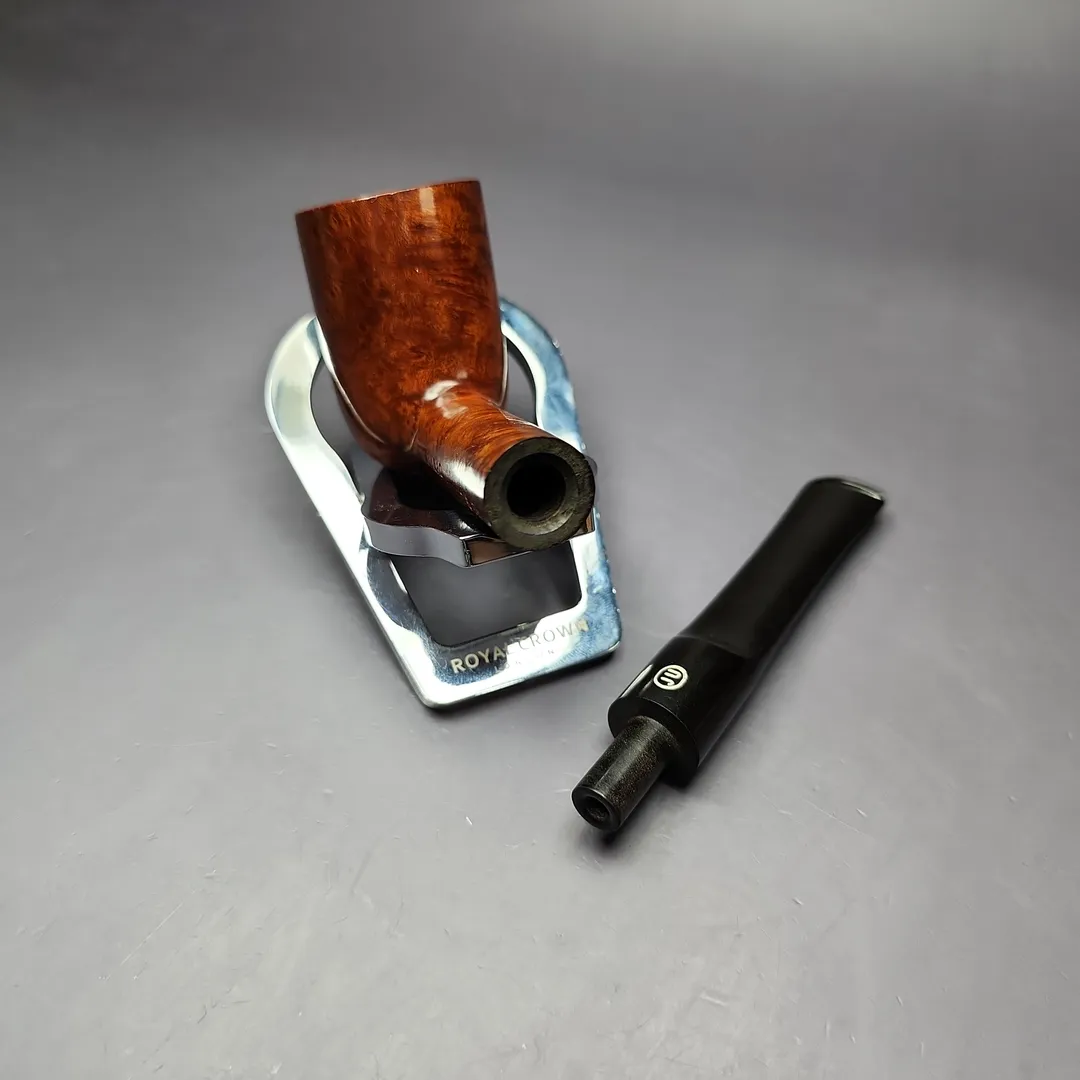 James Upshall Tilshead 6FH Handmade Rusticated Estate Briar Pipe, Unsmoked - Image 12