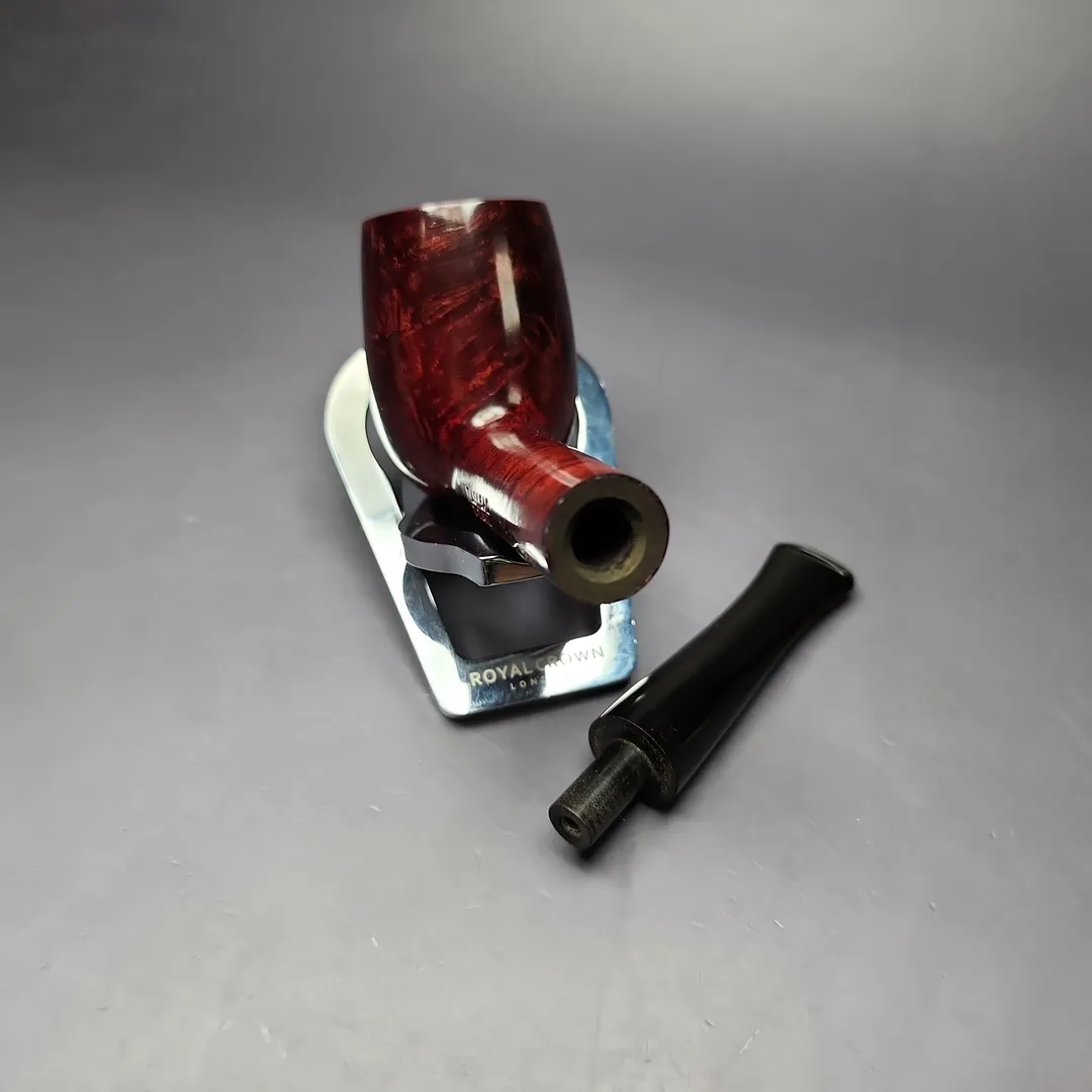 James Upshall Tilshead Group 6 Smooth Large Billiard Estate Briar Pipe, Unsmoked - Image 12