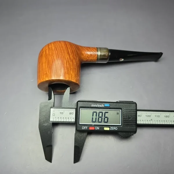 Cavicchi CCCCC Grade Smooth Billiard w/ Silver Estate Briar Pipe, Italian Estates - Image 12