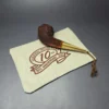Walt Cannoy 10th Anniversary Cardinal House Munn Rusticated Bulldog Handmade Briar Pipe, New - Image 12