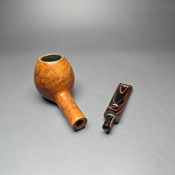 Caminetto 2020 Natural Smooth Apple w/ Cumberland Estate Briar Pipe, Italian Estates - Image 12