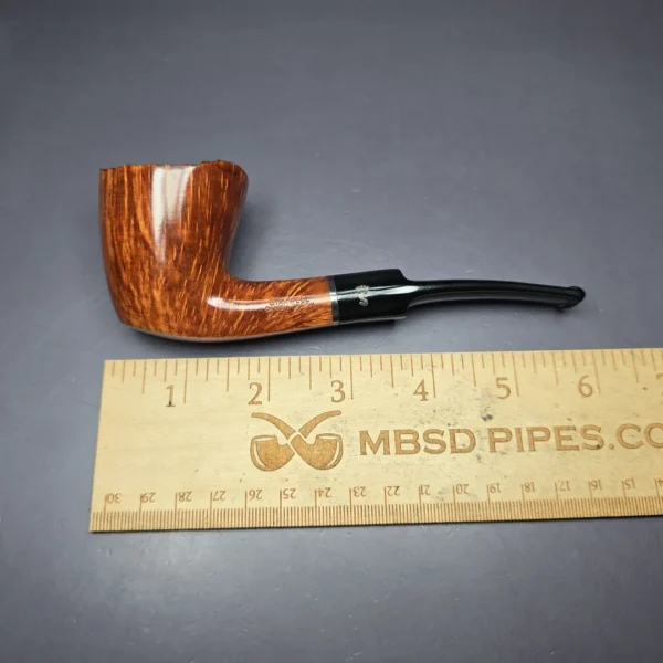 Stanwell Flame Grain 63 Smooth Dublin w/ Silver Estate Briar Pipe, Unsmoked - Image 12