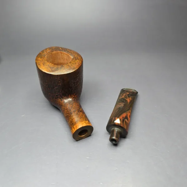Bonfiglioli 1998 CORPS Sandblasted Billiard Estate Briar Pipe, Unsmoked - Image 12