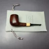 MBSD Briars by Piero Vitale Sienna Contrast Smooth Billiard w/ Olivewood Briar Pipe, New - Image 12