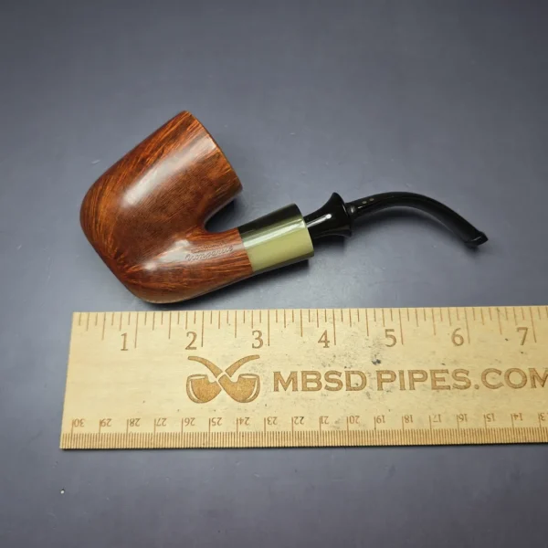 Savinelli Nonpareil 9604 Smooth Oom Paul w/ Horn Estate Briar Pipe, Unsmoked - Image 12