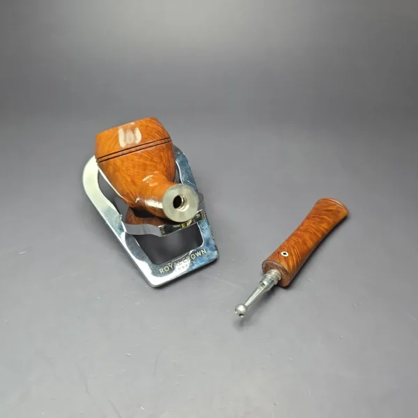 Kaywoodie 1951 Allbriar Prototype 50B Smooth Rhodesian Estate Briar Pipe, Unsmoked - Image 12