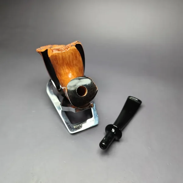 Nording Spiral Natural Smooth Freehand Estate Briar Pipe, Unsmoked - Image 12