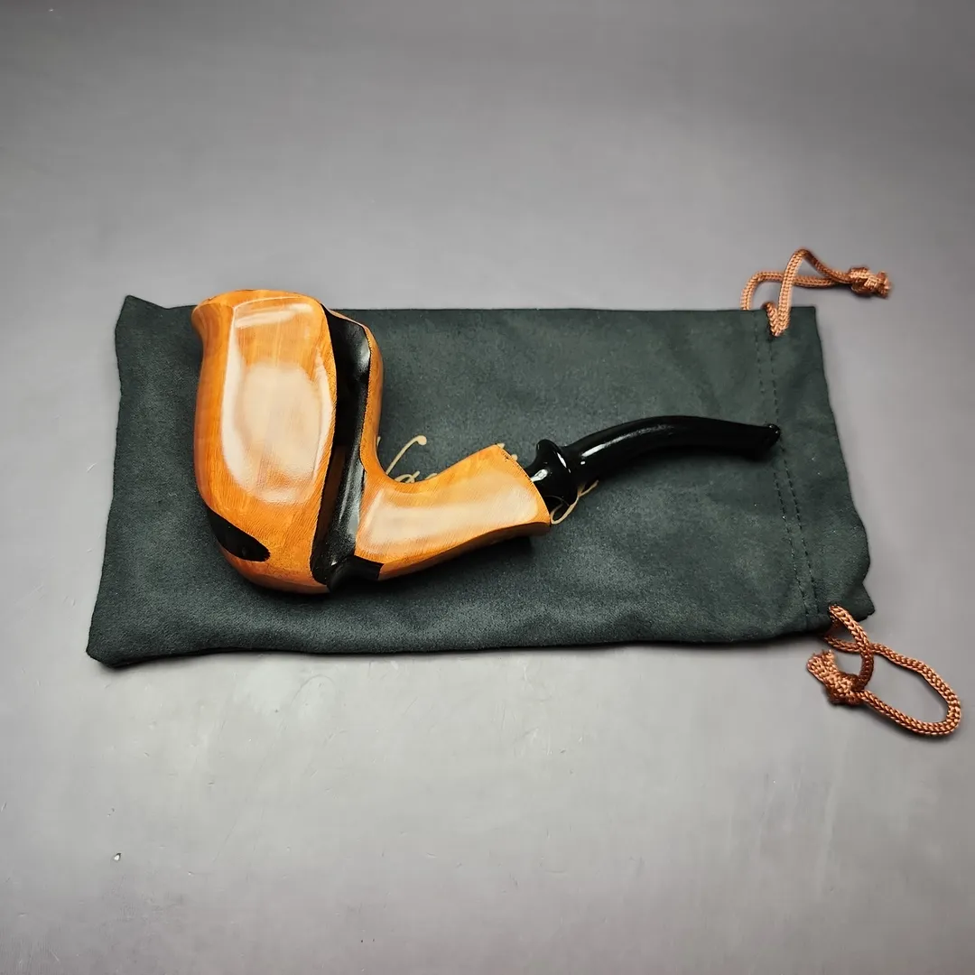 Nording Spiral Natural Smooth Freehand Estate Briar Pipe, Unsmoked - Image 12