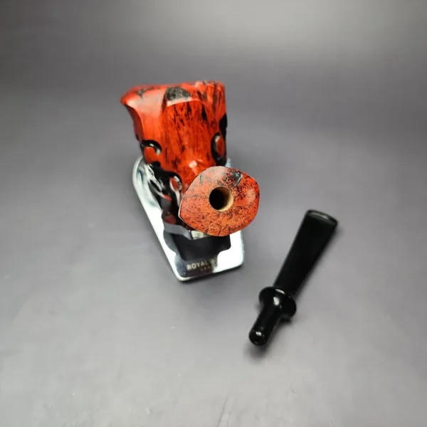 Nording Fantasy Partially Rusticated Freehand Estate Briar Pipe, Unsmoked - Image 12