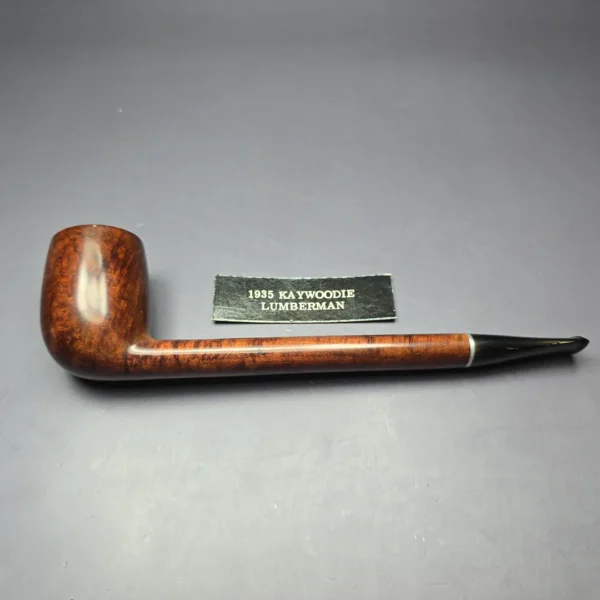 Kaywoodie 1929-31 Drinkless 7773 Smooth Canadian Estate Briar Pipe Unsmoked - Image 13