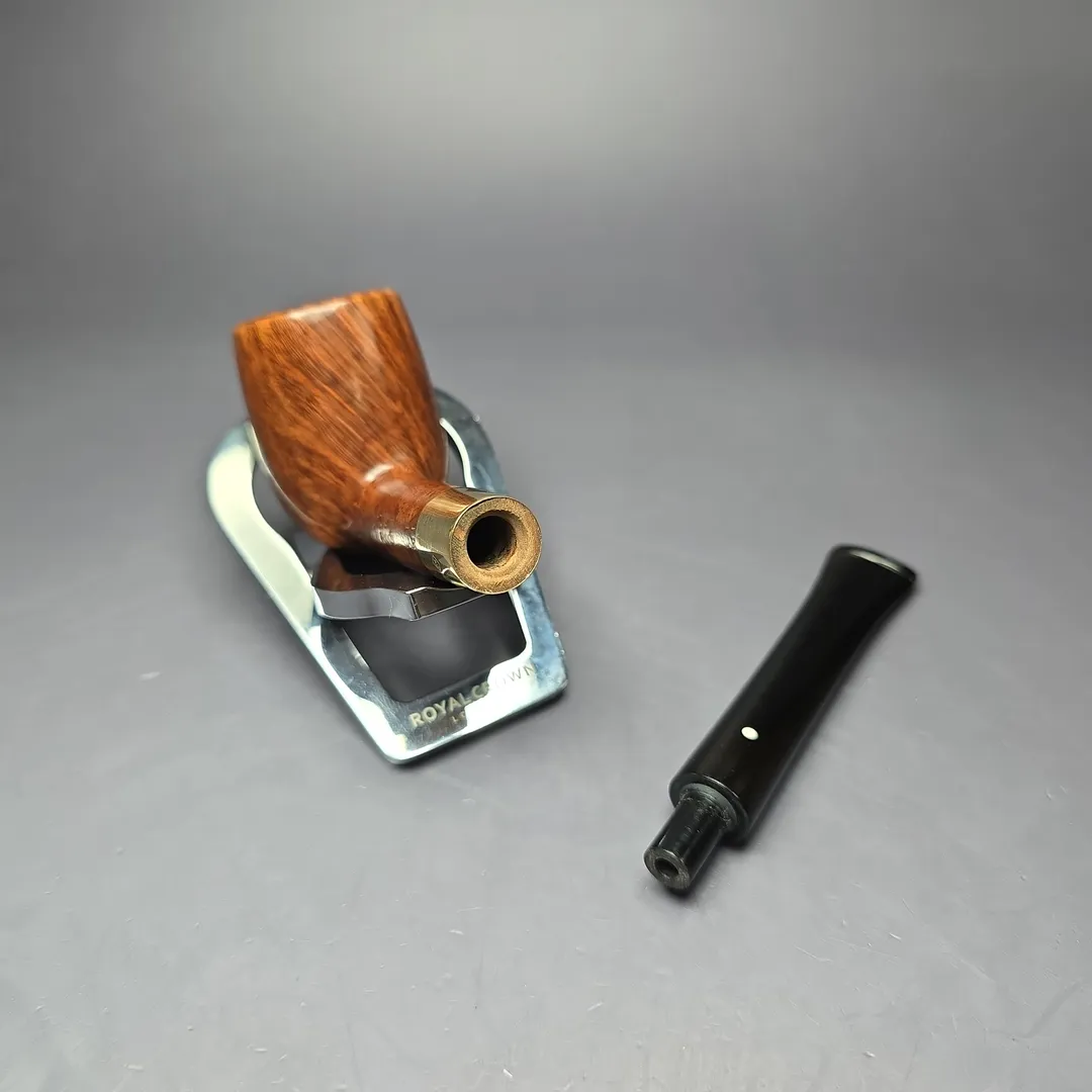 Dunhill 1968 Root Briar 263 w/ 9K Gold Billiard Estate Briar Pipe, English Estates - Image 13