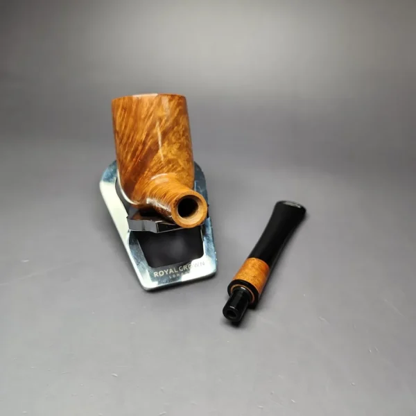 Castello "Castello" 4K Smooth Billiard w/ Briar Accent Estate Briar Pipe, Italian Estates - Image 13