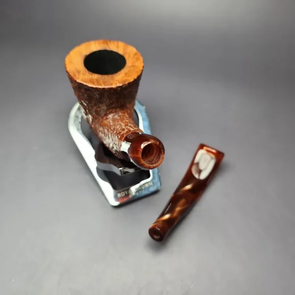 Castello Sea Rock S 49 Rusticated Calabash Estate Briar Pipe, Italian Estates - Image 13