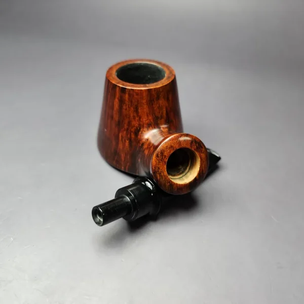 Sebastian Heck Smooth Volcano Sitter Handmade Briar Pipe, New - Image 13