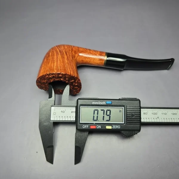 Stanwell Flame Grain 63 Smooth Dublin w/ Silver Estate Briar Pipe, Unsmoked - Image 13