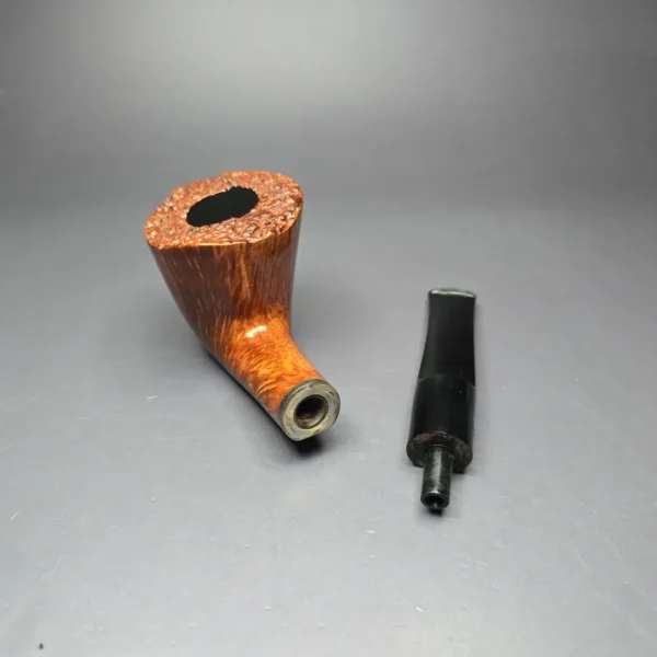 Stanwell Flame Grain 63 Smooth Dublin w/ Silver Estate Briar Pipe, Unsmoked - Image 14