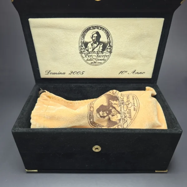 Ser Jacopo Domina 2005 Smooth Egg w/ Silver Estate Briar Pipe, Unsmoked - Image 14