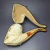 Servi Meerschaum Magnum Clown Estate Block Meerschaum Pipe, Turkish Estates - Image 2