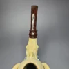 Fikri Baki Eagle Claw w/ Cumberland Estate Block Meerschaum Pipe, Turkish Estates - Image 7
