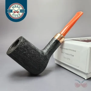 4th Generation (by Ascorti) Forza Primitivo 1882 Rusticated Stack Estate Briar Pipe, Unsmoked