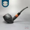 Johs Sandblasted Acorn Cherrywood Estate Briar Pipe, Danish Estates