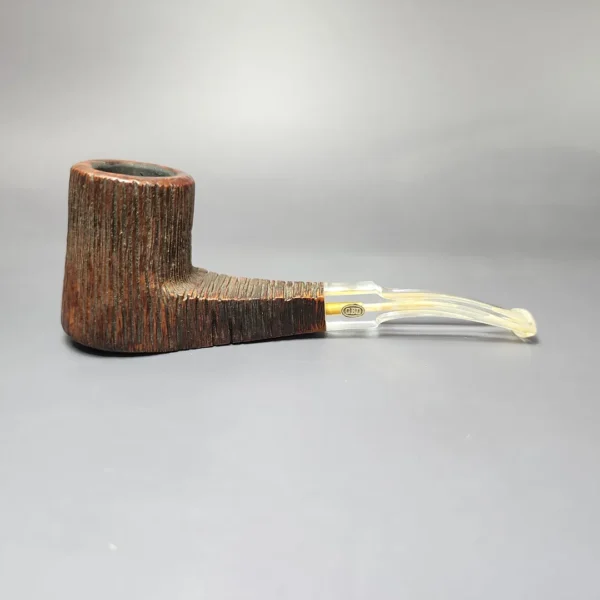 GBD Rockroot 9665 Rusticated Volcano Sitter Estate Briar Pipe, English Estates - Image 12
