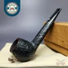 Caminetto Sandblasted Oval Shank Apple Estate Briar Pipe, Italian Estates