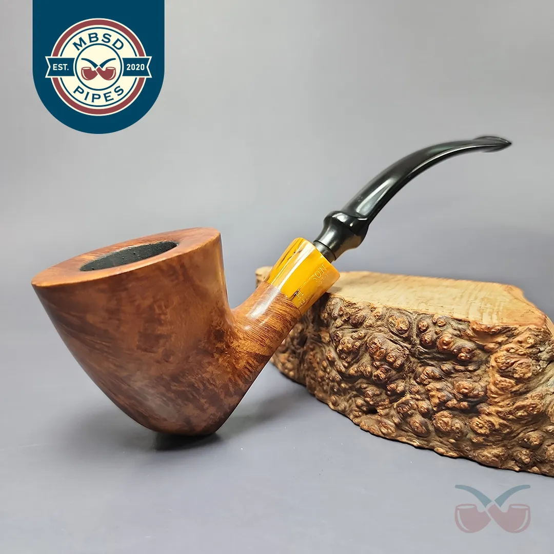 Hilson Unicorn 272 Smooth Dublin w/ Pipenite Estate Briar Pipe, Belgian Estates