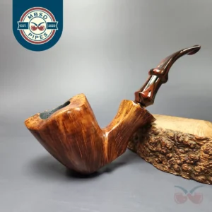 Preben Holm Rungsted Norseman XL Smooth Freehand Estate Briar Pipe, Unsmoked