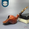 Preben Holm Hallmark H-2 Smooth Freehand Estate Briar Pipe, Unsmoked