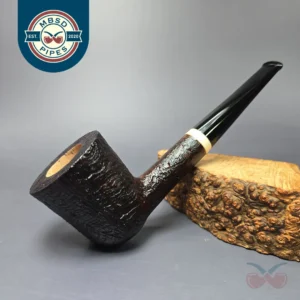 BST (Todd Bannard) 1 Foot Grade Large Sandblasted Dublin w/ Antler Estate Briar Pipe, Unsmoked
