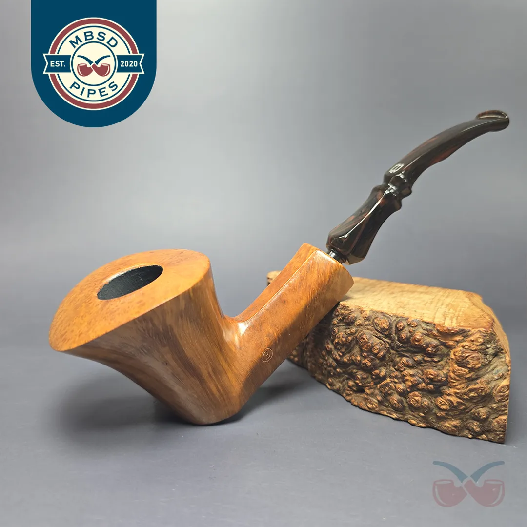 Preben Holm Wengholt Designer 3 Smooth Freehand Estate Briar Pipe, Unsmoked