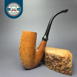 Ed Burak Connoisseur Smooth Oom Paul w/ Plateaux Estate Briar Pipe, Unsmoked