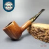 Unknown Smooth Pot Sitter Estate Briar Pipe, Other Estates