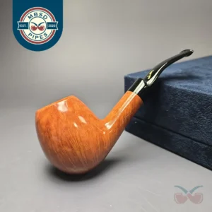Savinelli Autograph 4 Smooth Freehand Egg Estate Briar Pipe, Unsmoked, 6mm