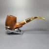 Edward's Smooth Bent Billiard Estate Briar Pipe, American Estates - Image 2