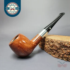 Kaywoodie Pre-1977 Signet Smooth Apple w/ Aluminum Estate Briar Pipe, Unsmoked