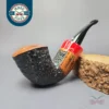 Armellini Botero Reverse Calabash Rusticated Dublin Estate Briar Pipe, Unsmoked