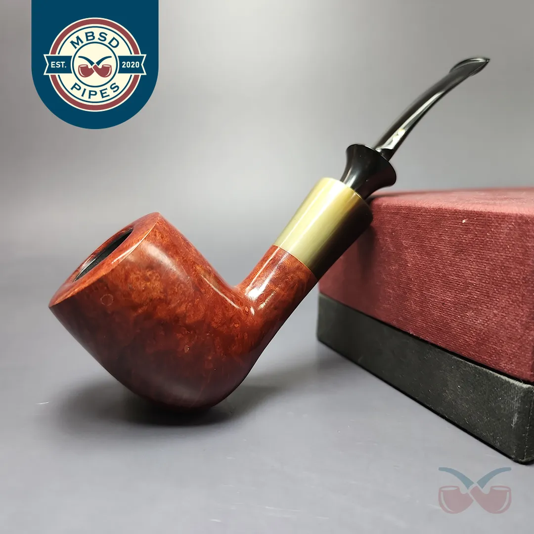 Savinelli Nonpareil 9111 Smooth Billiard Estate Briar Pipe, Unsmoked